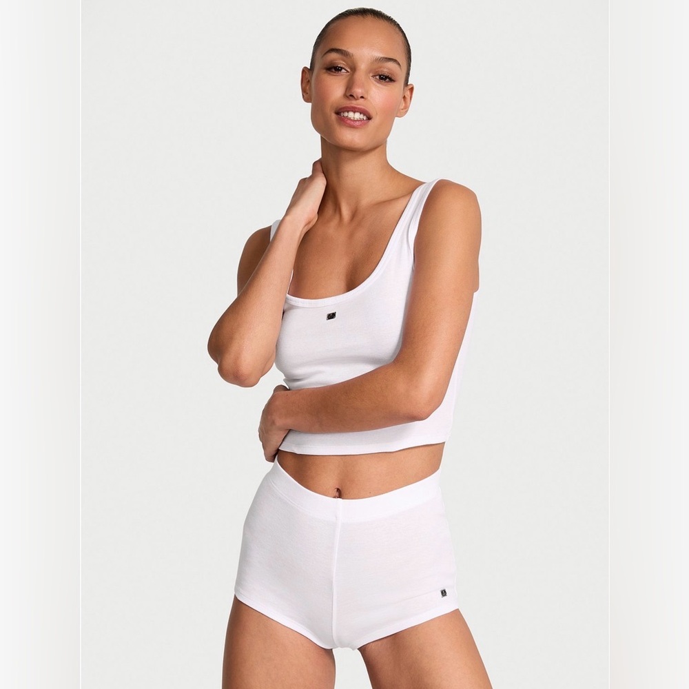 Victoria’s Secret 100% Cotton Tank & Shorts Pajama Set - M